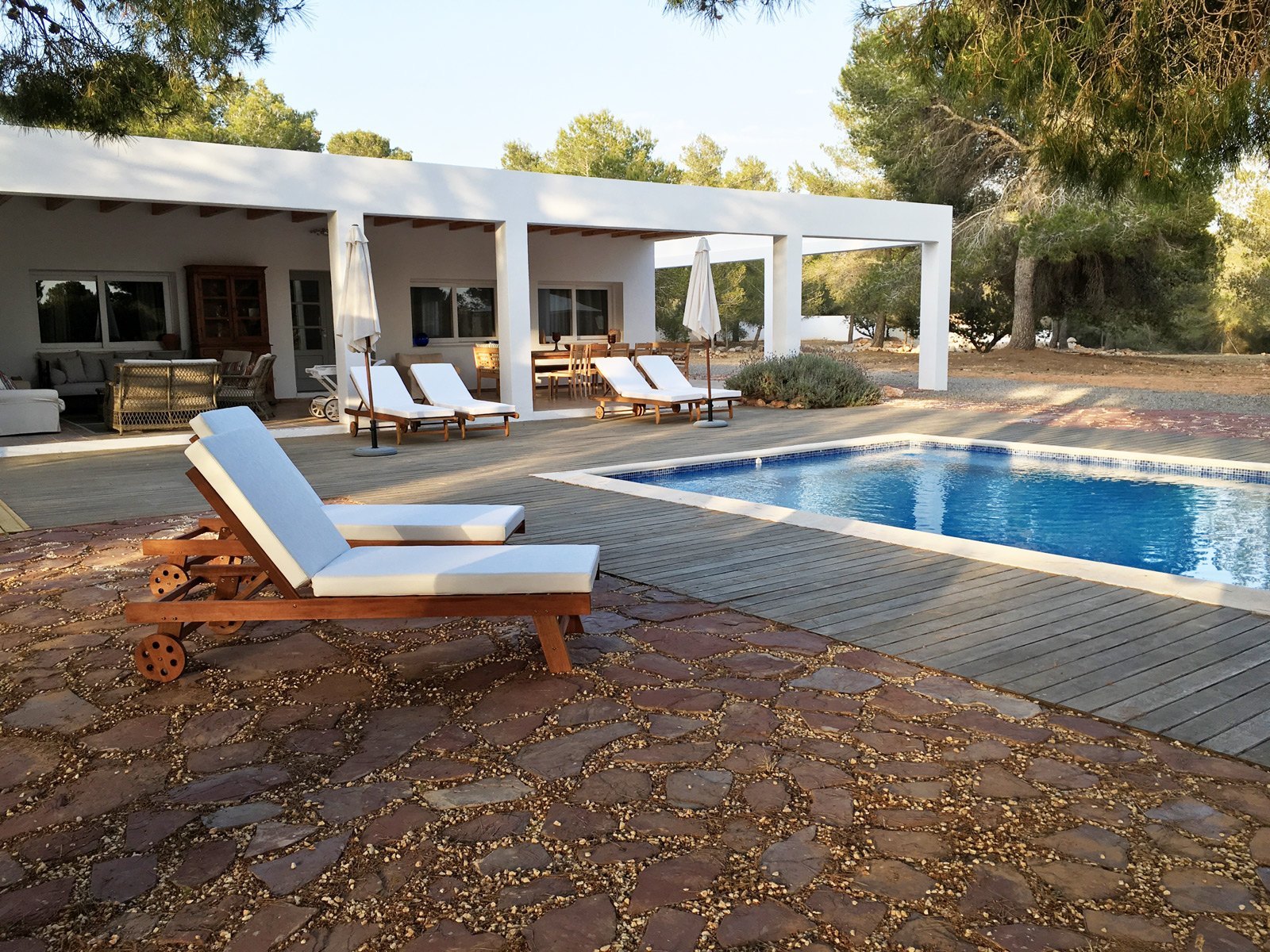 Beautiful country house surrounded by trees close to Cala Jondal