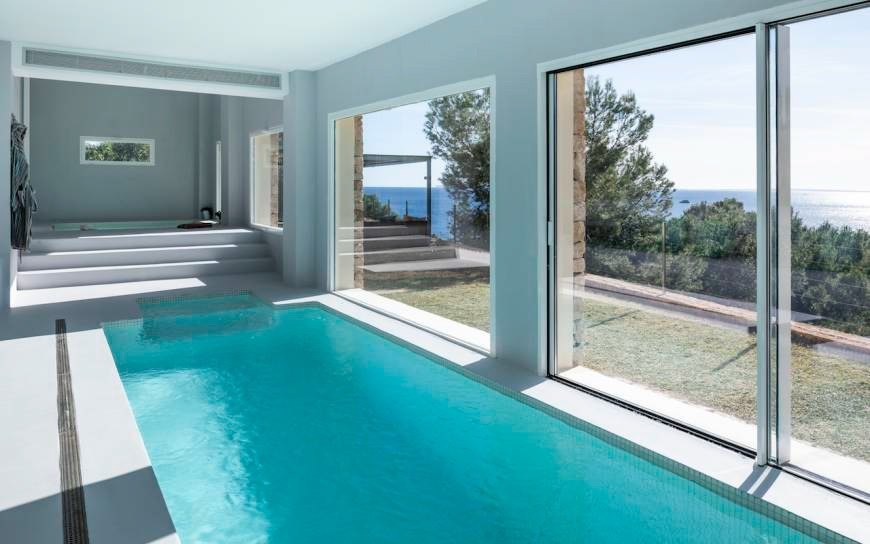 Impressionant casa amb vistes al mar en Roca Llisa, Ibiza