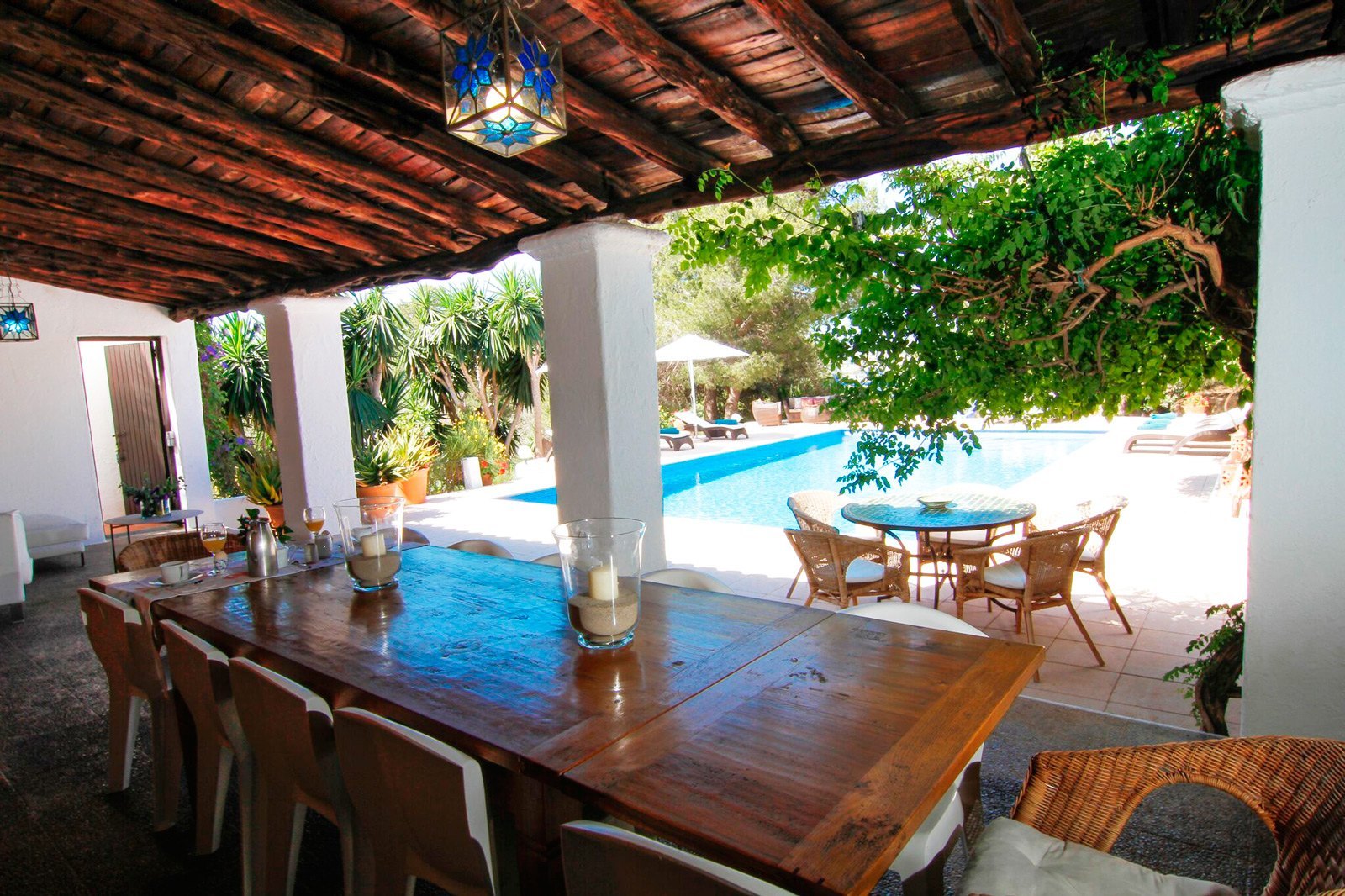 Casa en Puig D'en Valls con vistas a Dalt Vila, Ibiza.