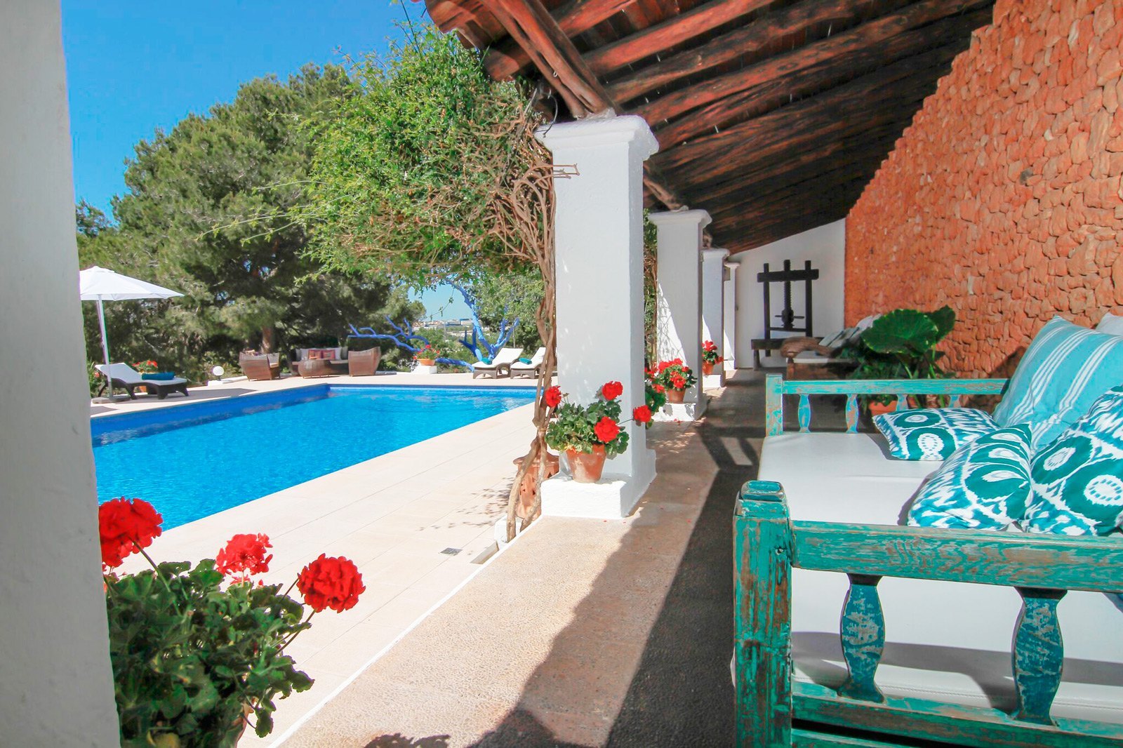 Casa en Puig D'en Valls con vistas a Dalt Vila, Ibiza.