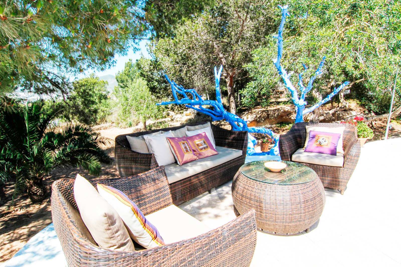 Casa en Puig D'en Valls con vistas a Dalt Vila, Ibiza.