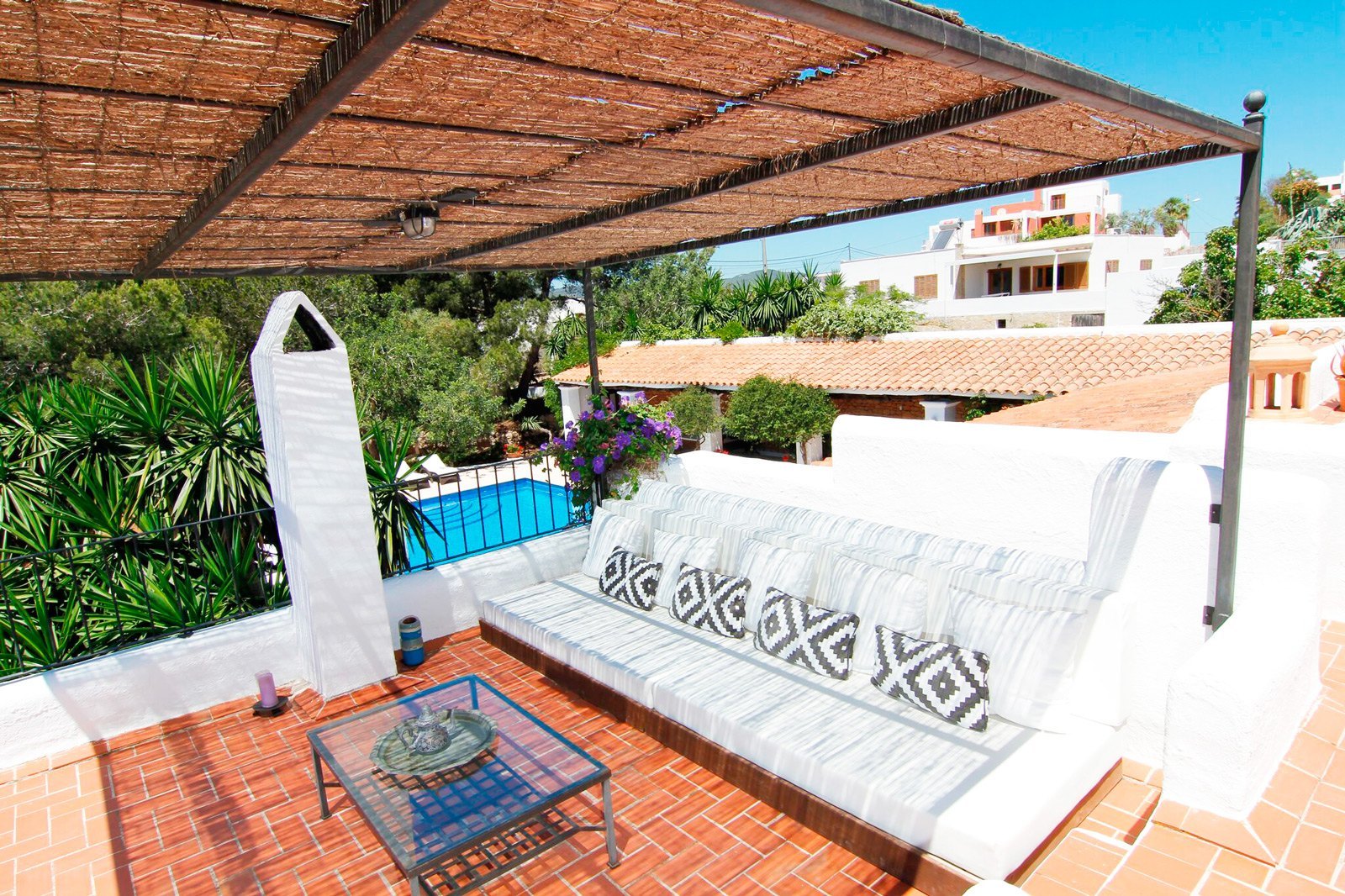 Casa en Puig D'en Valls con vistas a Dalt Vila, Ibiza.