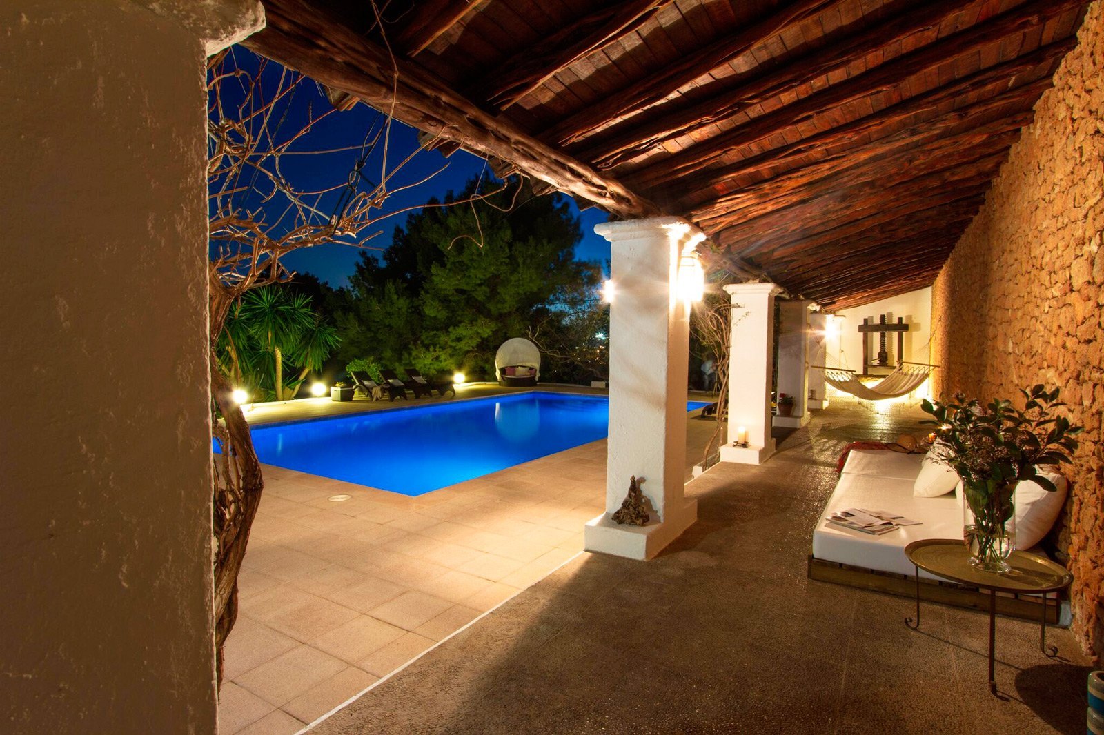 Casa en Puig D'en Valls con vistas a Dalt Vila, Ibiza.