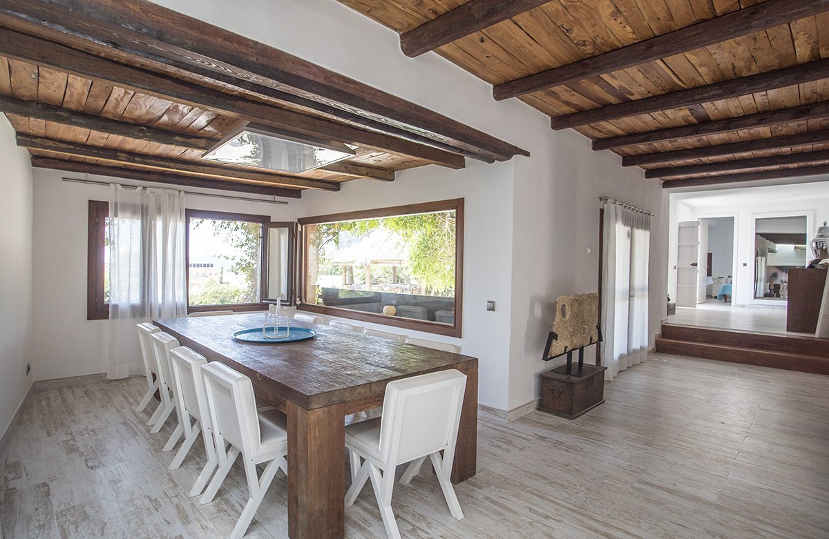 Mooi huis op de rand van Ibiza met uitzicht op de Dalt Vila