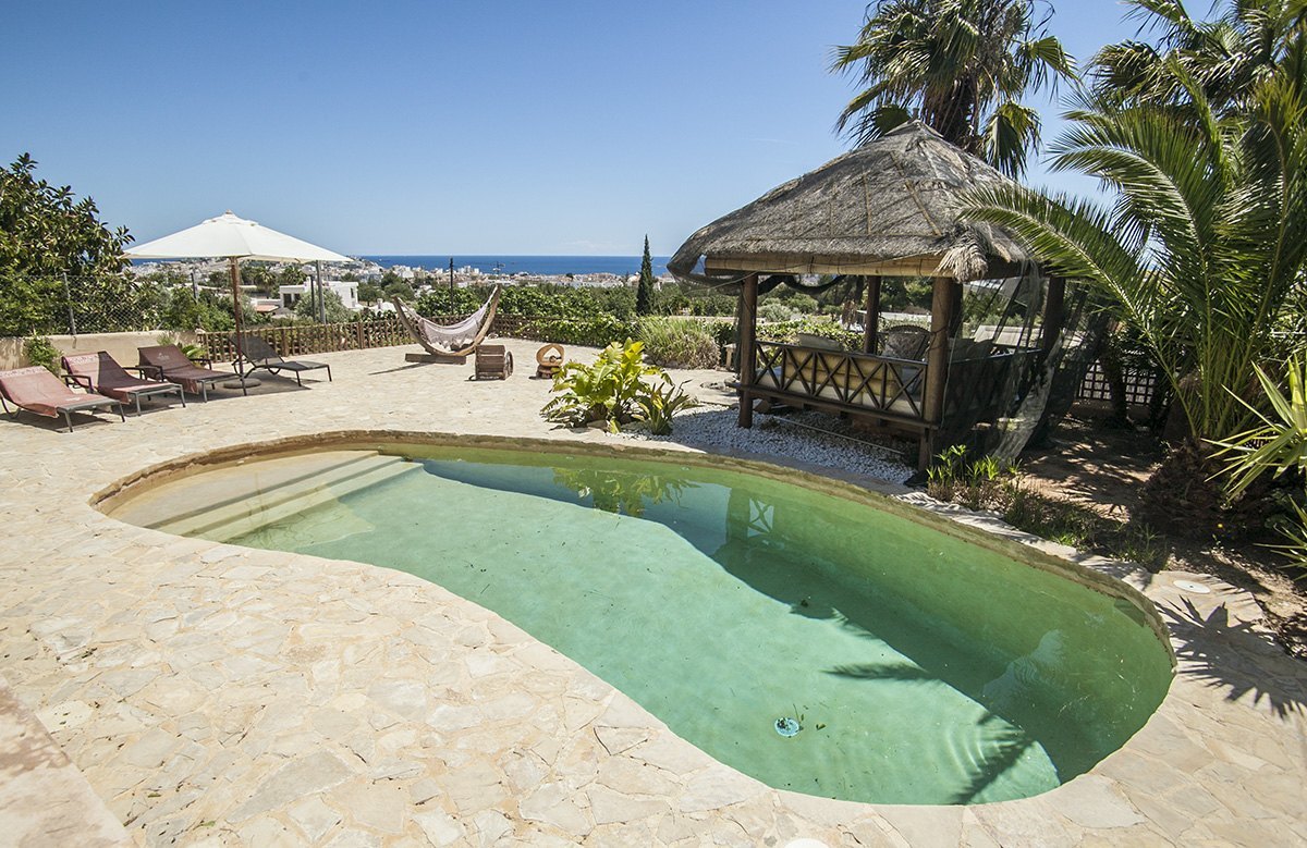 Wunderschönes Haus am Stadtrand von Ibiza mit Blick auf Dalt Vila